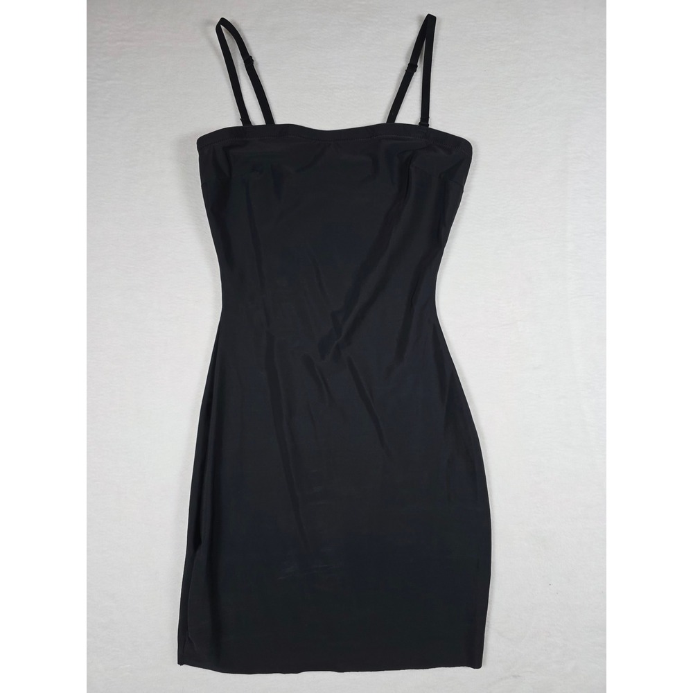 Assets by Spanx Shapewear Slip Dress Convertable Shaping Small Black Smoothing